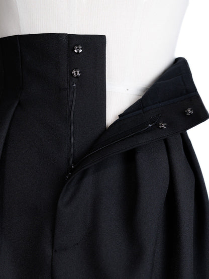 3tuck cocoon skirt