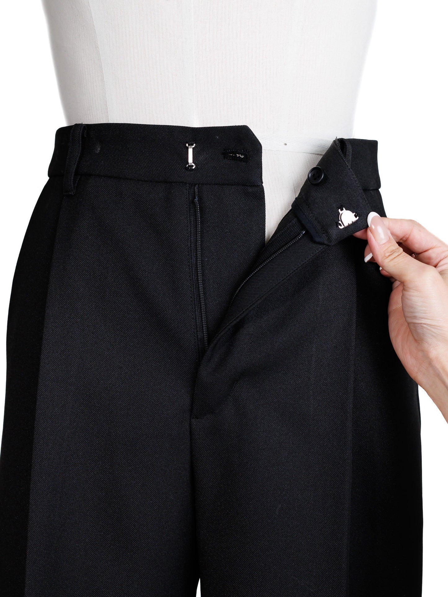 Semiwide straight pants