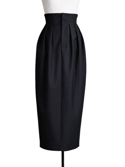 3tuck cocoon skirt